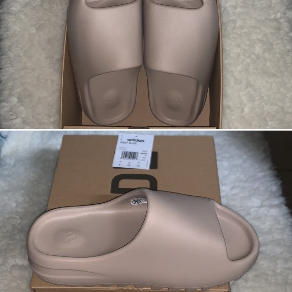 YEEZY SLIDES ADULT “PURE” - Picture 2 of 3